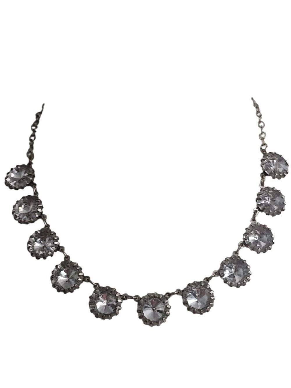 Crystal Round Pendant Necklace